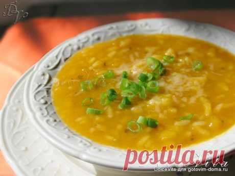 Vellutata di zucca e riso - Суп-пюре из тыквы с рисом