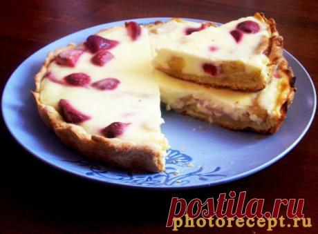 Пирог из песочного теста с фруктами - пошаговый рецепт приготовления с фото