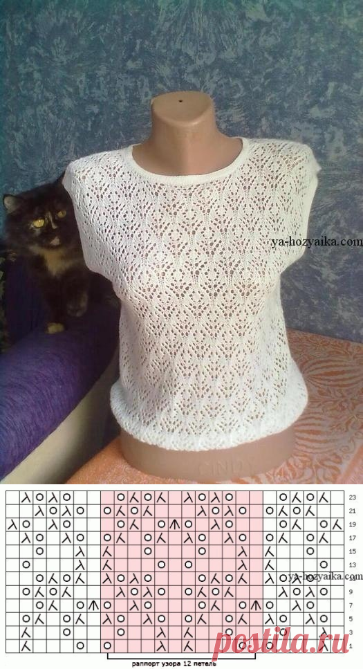 ​Интересный цветочный узор