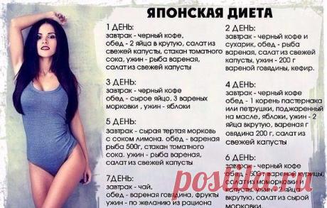 Как похудеть за неделю
