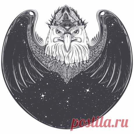 Морской орел с языческими руническими символами Более миллиона свободных векторов, PSD, фотографии и бесплатные иконки. Эксклюзивные халявы и все графические ресурсы, которые необходимые для ваших проектов