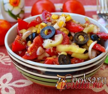 Салат "Мексиканец" фото рецепт приготовления