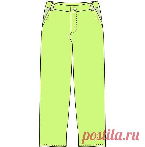 Выкройка детских брюк | Шкатулка