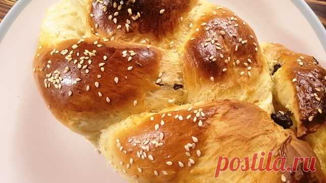 Плетеные булочки с изюмом – пошаговый рецепт с фотографиями