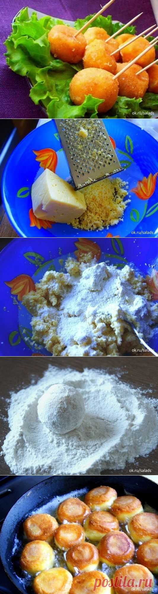 Сырные шарики жареные с чесноком, КУЛИНАРИЯ, Самые популярные новости бесплатно на OnlainNews.ru
