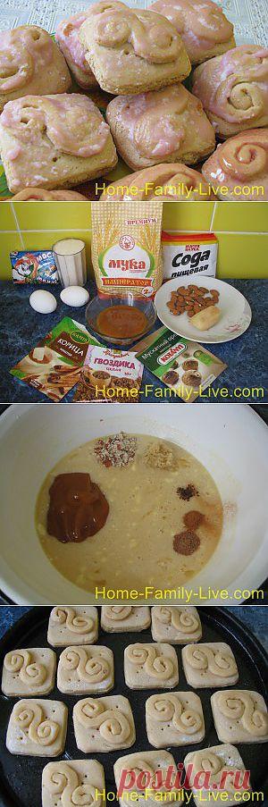 Пряники имбирные - пошаговый фоторецепт пряники на меду с имбирем | Кулинарные рецепты