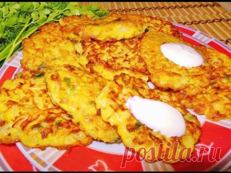 Оладьи луковые. Наивкуснейший рецепт луковых Оладушек.