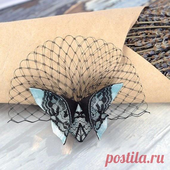 Бабочки оригами из ткани