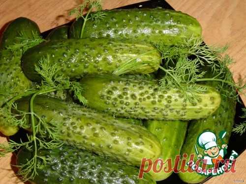 Огурцы малосольные Кулинарный рецепт