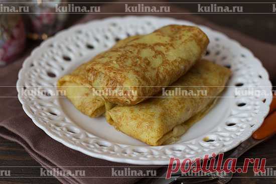 Постные блины с картофельной начинкой – рецепт приготовления с фото от Kulina.Ru