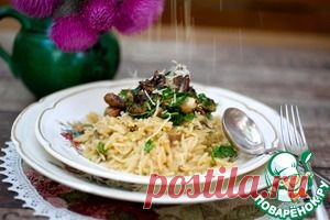 Грибное ризотто от Джейми Оливера - кулинарный рецепт