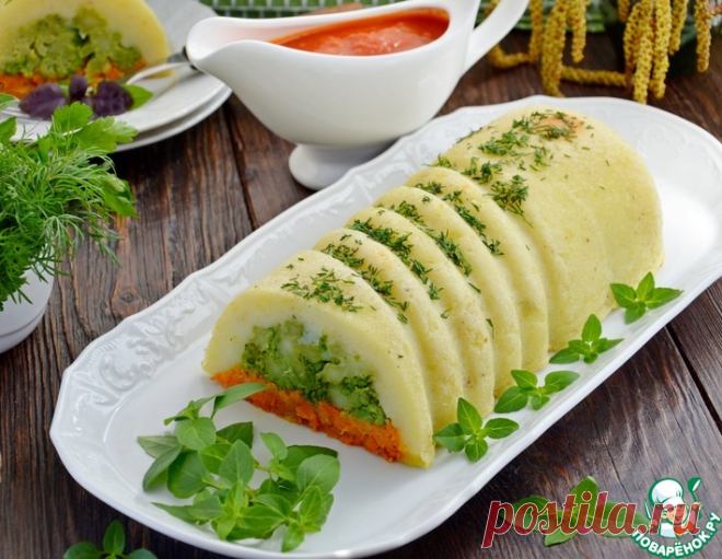 Картофельно-морковная запеканка с брокколи – кулинарный рецепт
