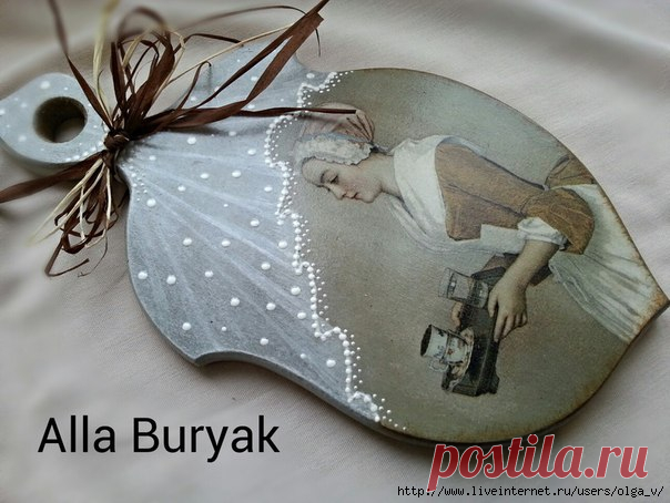 Декупаж. Мини МК "Имитация вуали"