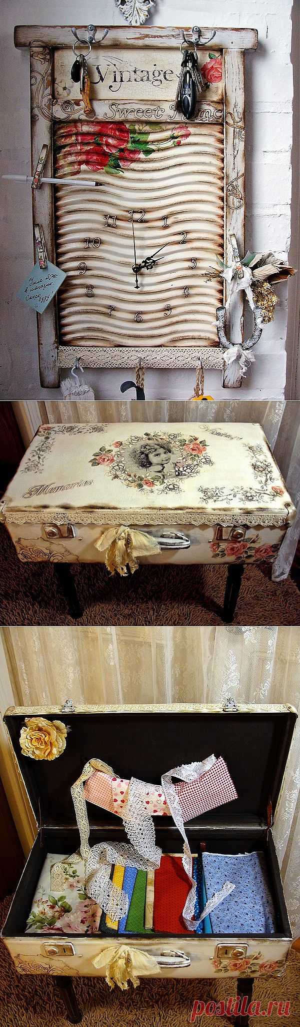 Винтажный декупаж и декор от Ирины, блог "Птичка певчая".