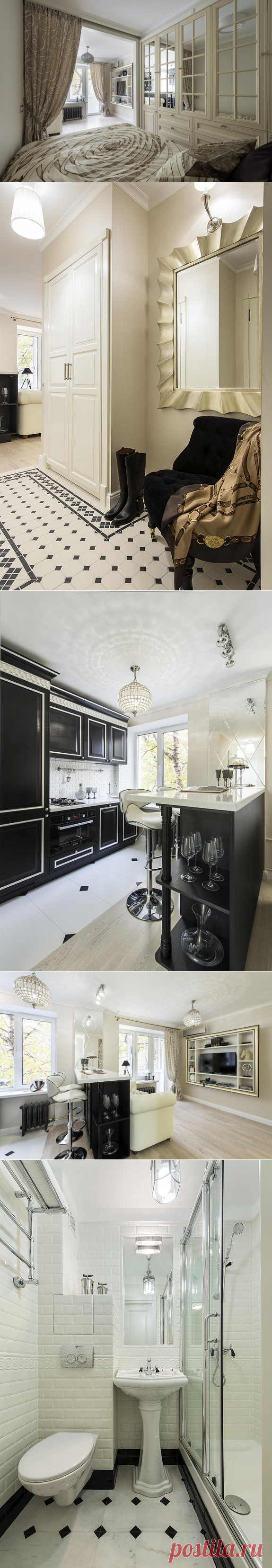 Двушка площадью 29 кв. м. — Роскошь и уют