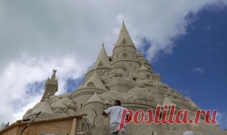 Фотогалерея: В Флориде построили самый высокий в мире замок из песка - Новости Mail.Ru