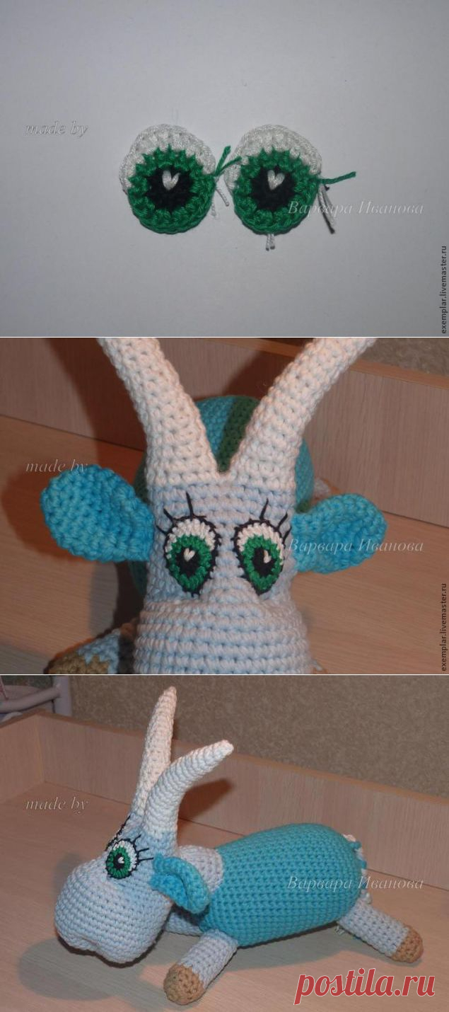 Как связать глазки - Ярмарка Мастеров - ручная работа, handmade