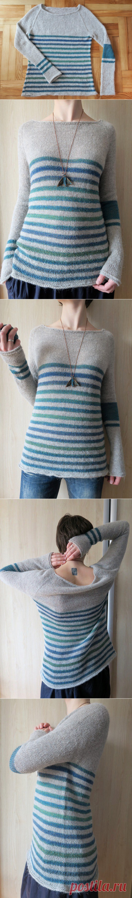 Очередной полосатик: ru_knitting