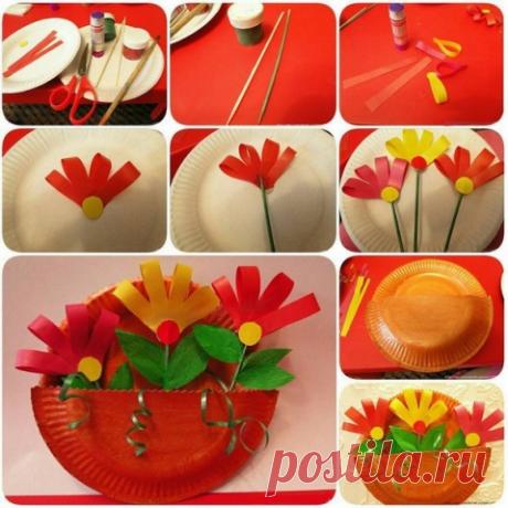 Идея весенней поделки - Поделки с детьми | Деткиподелки