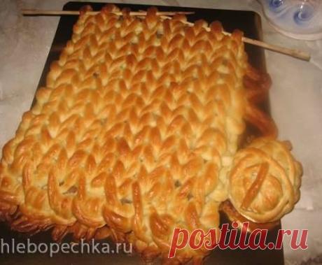 Пирог "Бабушкин шарфик"- очень красивый, просто великолепно оформленный пирог!