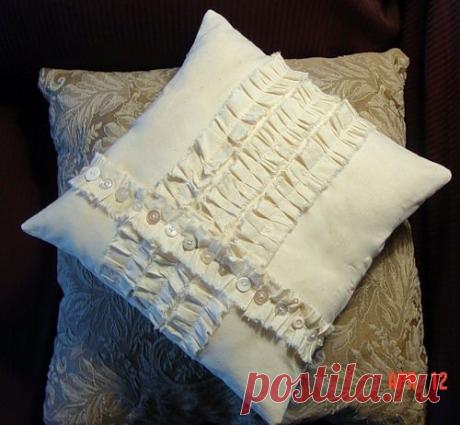 @ Винтажный декор подушек своими руками | МОЙ МИЛЫЙ ДОМ – идеи рукоделия, вязание, декорирование интерьеров