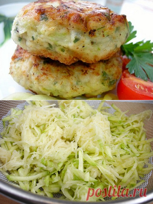 Сытные и полезные котлеты из кабачков