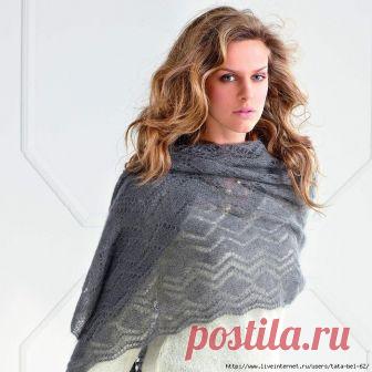 ПАЛАНТИН АЖУРНЫЙ СПИЦАМИ