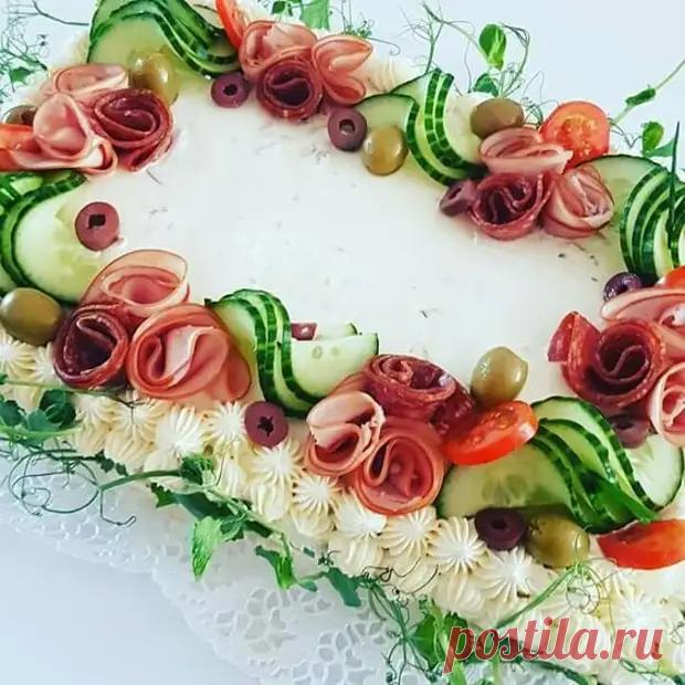 Бутербродный торт — закуска, которая нравится всем, кто бы её ни пробовал! - Дачный участок - 5 декабря - 43188065463 - Медиаплатформа МирТесен