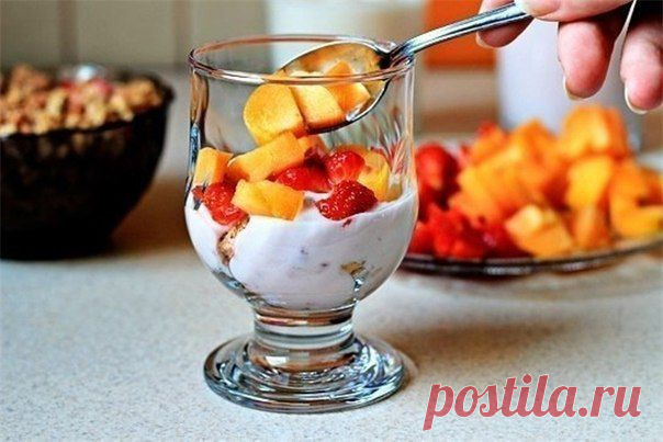 Фруктово-творожный десерт на вечерок / Абсолютное здоровье