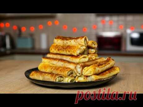 Блинчики с мясом по-грузински.