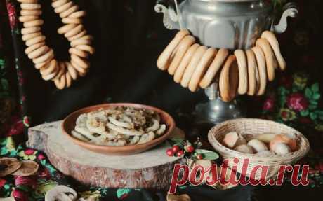 ​Вареники с картошкой и грибами