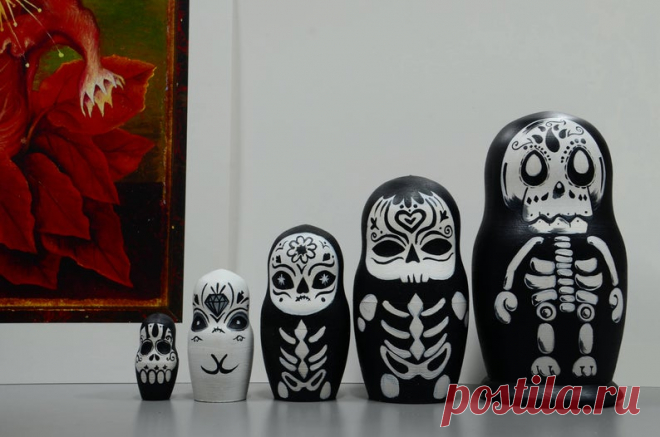Русская Матрешка Бабушка Деревянные вложенные куклы Сахарный | Etsy