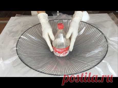 Amazing Flower Pot Making / Mushroom-Shaped Flower Pot / Creative Cement Idea