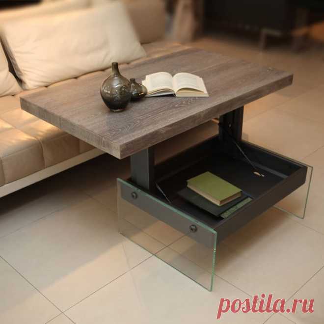 ⒽⓂ Журнальный столик трансформер (фото): как обмануть пространство - HappyModern.RU