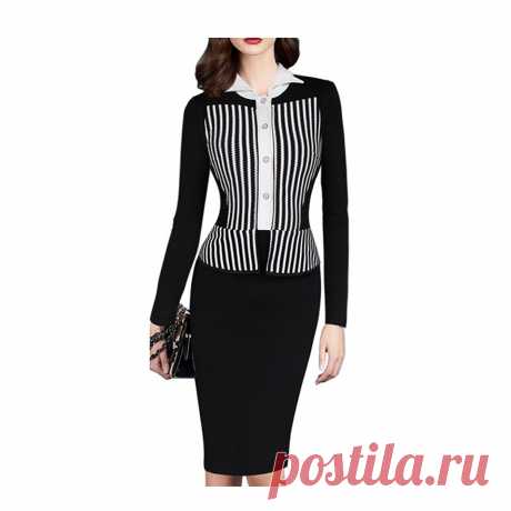 Mike is Women Fashion Party Bodycon One-piece Work Business OL Dress with Belt at Amazon Women’s Clothing store: