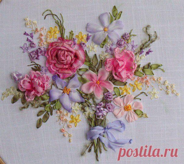 Советы по технологии вышивания лентами для начинающих