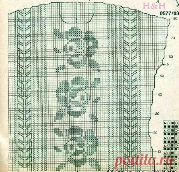 Филейное вязание туника. Филейное вязание туники схемы | Лаборатория домашнего хозяйства