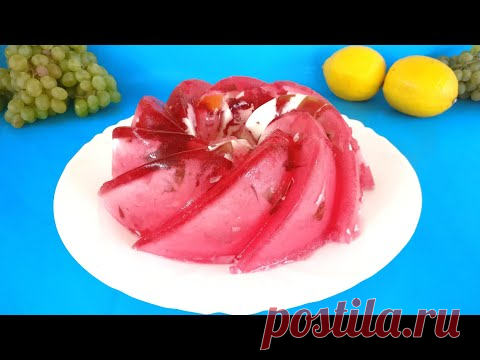 Торт КАЛЕЙДОСКОП! Простой и быстрый желейный торт без выпечки. Торт без духовки Битое стекло