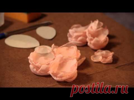 «Ручная работа». Цветы из шифона (14.01.2015)