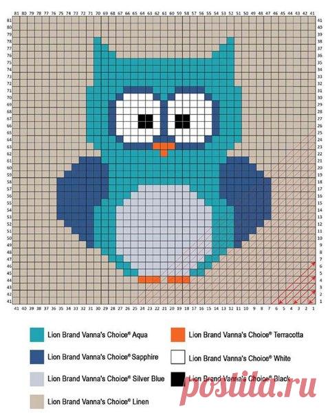 Вязание в технике от угла. 14 схем. Мастер-класс