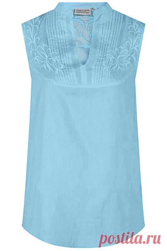 Купить Блузка Finn Flare S15-11059 108 MIRROW со скидкой в интернет-магазине kupivip.ru - распродажа