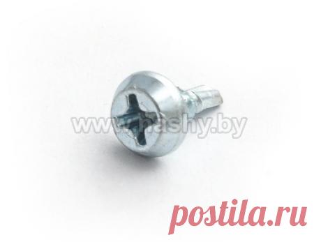 Саморез цилиндр сверло, цинк | Купить саморезы с прессшайбой/цилиндрической головкой оптом, цена