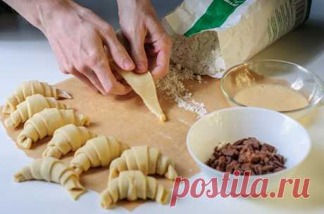 Творожные рогалики