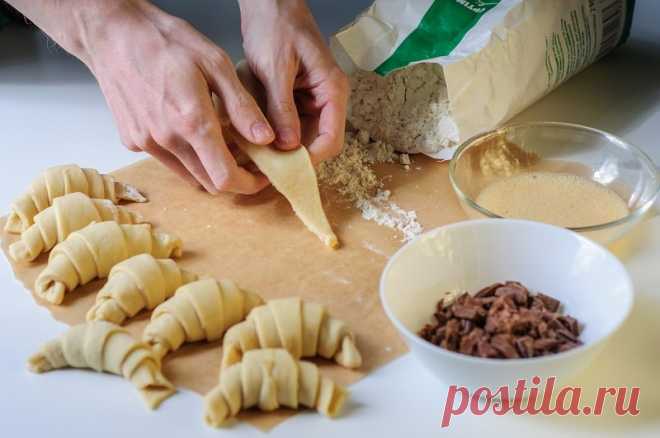 Творожные рогалики