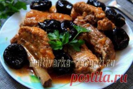 Свиные ребрышки в мультиварке