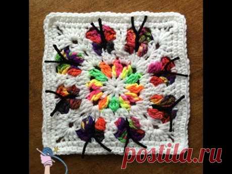 Butterfly Flower Garden Square