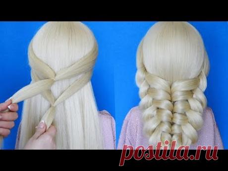 Косы без плетения! Красивая прическа пошагово!: Группа Прически и уход за волосами