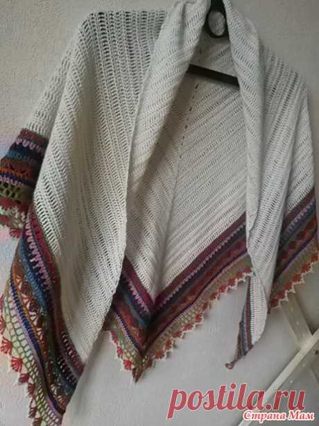 .Sunday Shawl by Alia Bland. Воскресная шаль. Если дословно) - Все в ажуре... (вязание крючком) - Страна Мам