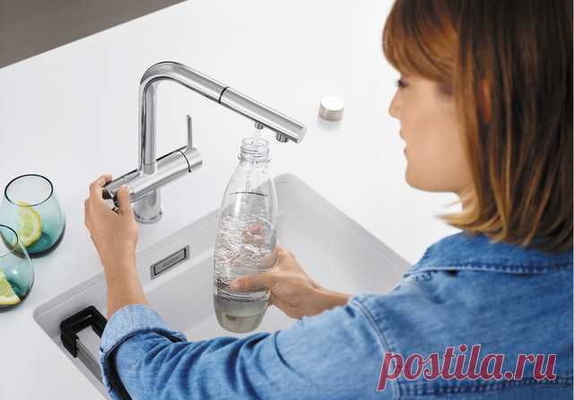 Что (кроме смешивания воды) умеет хороший кухонный смеситель Перечислим самые важные функции