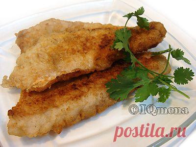 Жаренное филе маленьких судачков